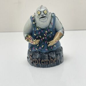 Disney Nightmare Before Christmas Perpetual Calendar Figurine September - DAMAGE